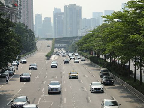 车辆走错道